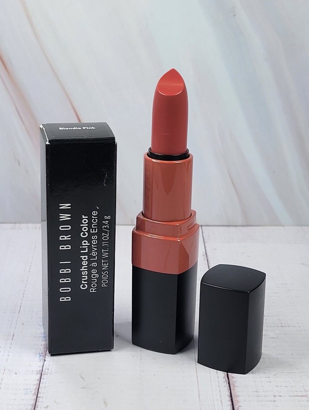 Bobbi Brown Crushed Lip Color Moisturizing Lipstick in Blondie Pink BNIB